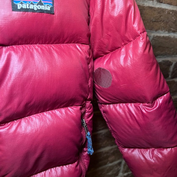Patagonia Toddler 5T Red Burgundy Hi-Loft Puffer Jacket Down Fill Lightweight - Picture 4 of 8